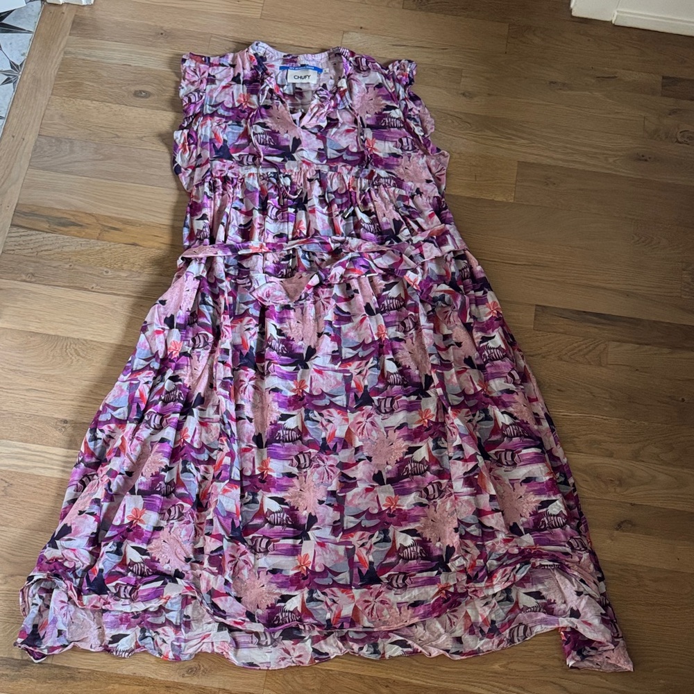 Chufy Pink and Purple Dress